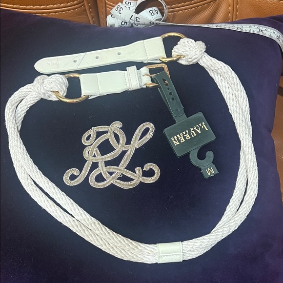 Lauren Ralph Lauren White Belt . Sz M